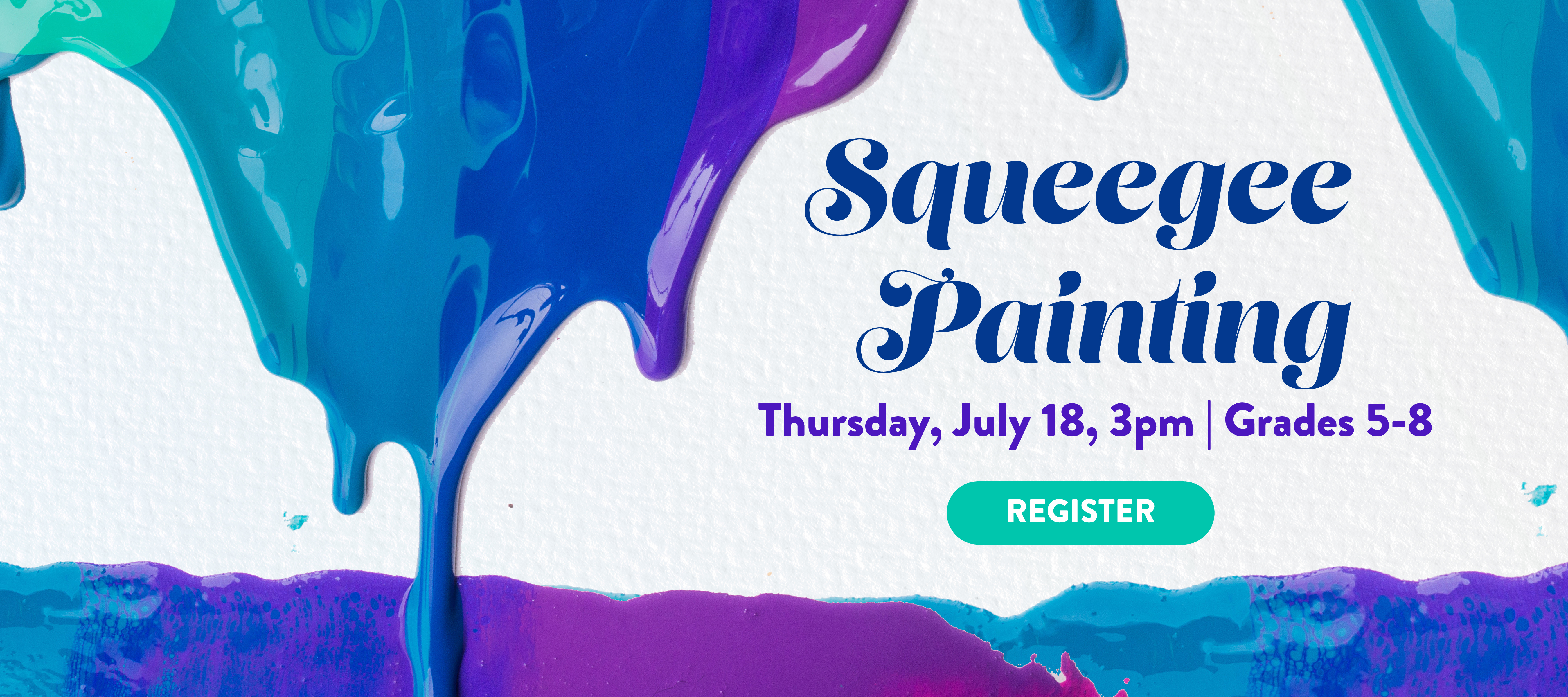 phpl, Prospect Heights Public Library, Squeegee Painting, fun painting, paint, Youth, summer fun, creative painting, squeegee, craft, canvas