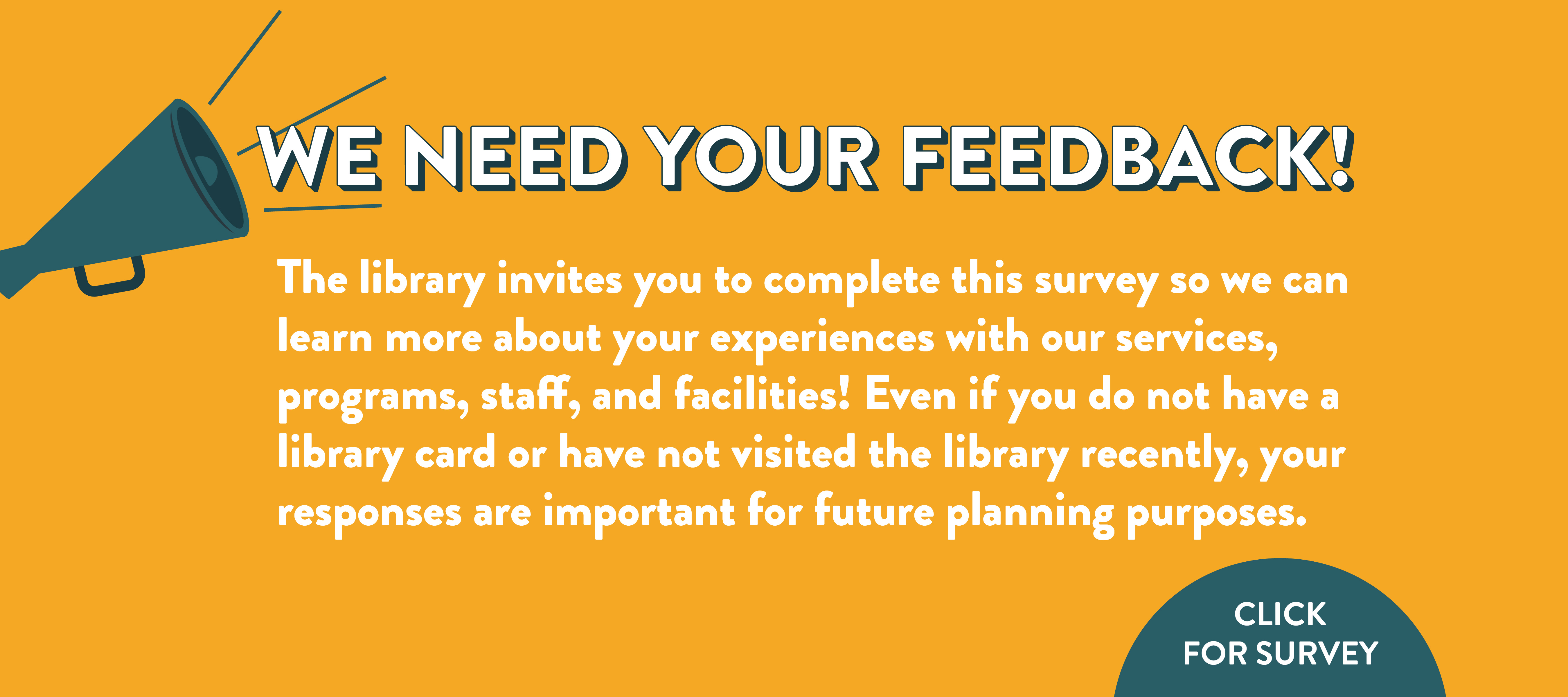 phpl, Prospect Heights Public Library, Feedback, survey, library survey, everyone