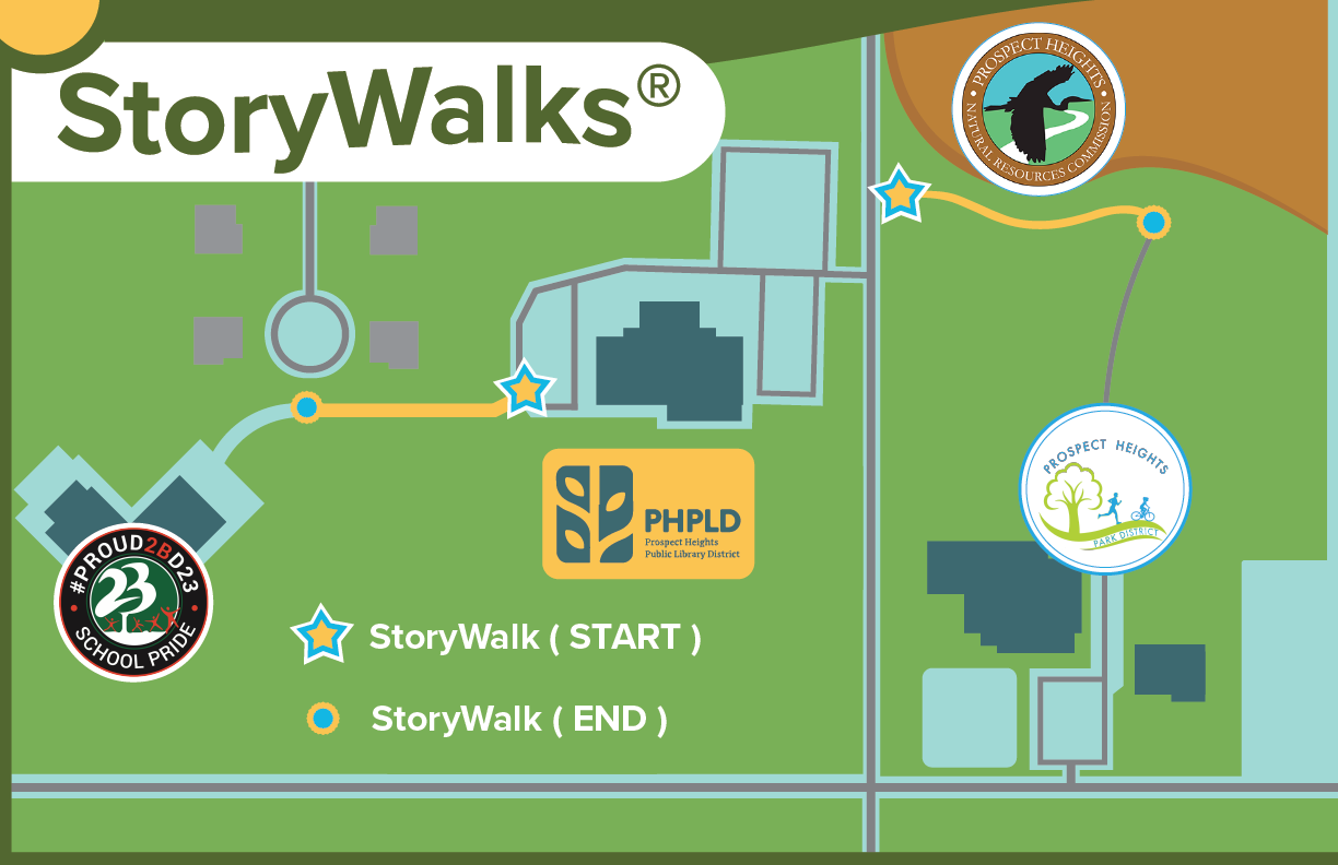 Map of StoryWalks in Prospect Heights