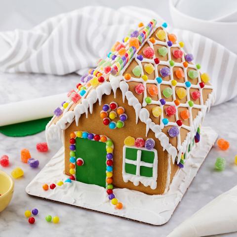 Gingerbread house, gingerbread, prospect heights, prospect heights library