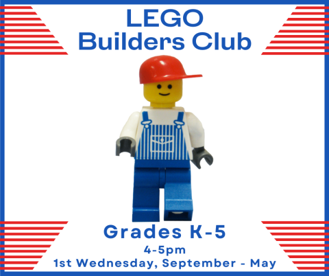 LEGO Builders Club, prospect heights public library, fun, challenges, teamwork, creativity, building, stem, design