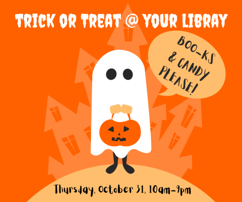 trick or treat @ your library