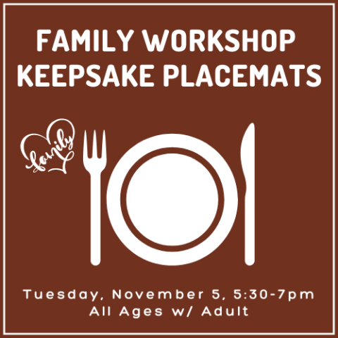 family workshop, family fun, family crafting, keepsake craft, prospect heights public library, memories