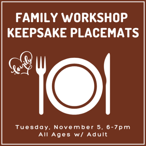 family workshop, family fun, family crafting, keepsake craft, prospect heights public library, memories