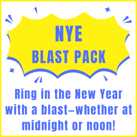 NYE blast pack, new years eve celebration, prospect heights public library