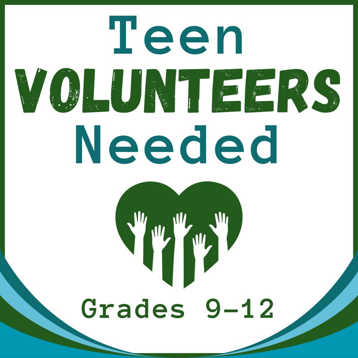 teen volunteers needed, teen volunteers, prospect heights public library, prospect heights, high school volunteer, help needed, give back