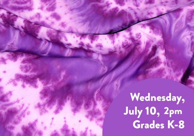 phpl, Prospect Heights Public Library, Tie Dye Workshop, create, arts and crafts, make your own shirt, Youth
