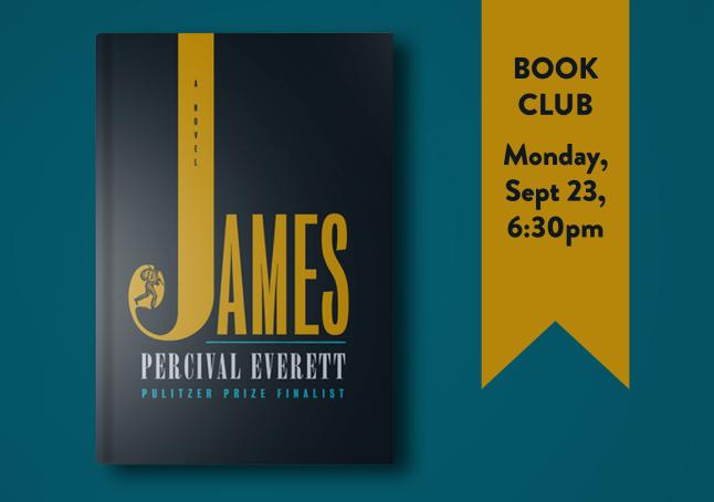 phpl, Prospect Heights Public Library, Pages from the Past, book club, James, Percival Everett, Pulitzer Prize Finalist, reading group, Adult