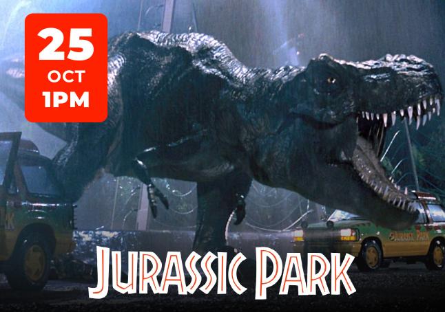 phpl, Prospect Heights Public Library, Friday Movie, Jurassic Park, movie showing, movie at the library, watch a film, free film, Adult