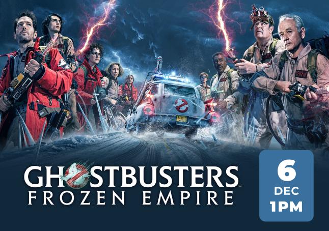 phpl, Prospect Heights Public Library, Friday Movie, Ghostbusters Frozen Empire, movie showing, movie at the library, watch a film, free film, Adult