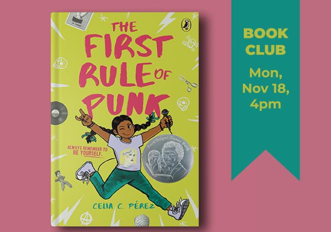 phpl, Prospect Heights Public Library, Lit Squad, The First Rule of Punk, Book Club, fun activities, read a book, book discussion, book group, Youth