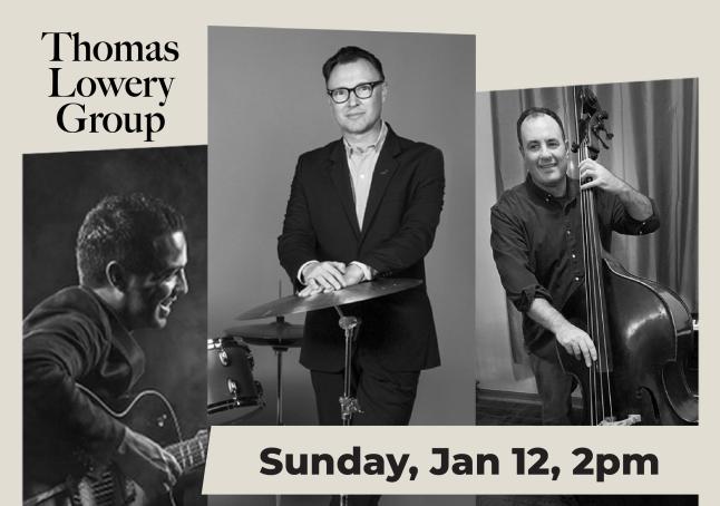 phpl, Prospect Heights Public Library, Thomas Lowery Trio Jazz Concert, Live Music, Live Perfromance, Jazz Trio, Adult