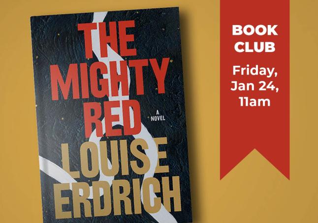 phpl, Prospect Heights Public Library, Friday Friends Book Club, The Mighty Red, Group discussion, read together, books in conversation, join a club, Adult